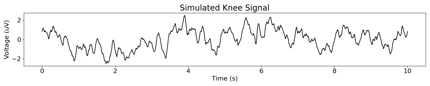 Simulated Knee Signal