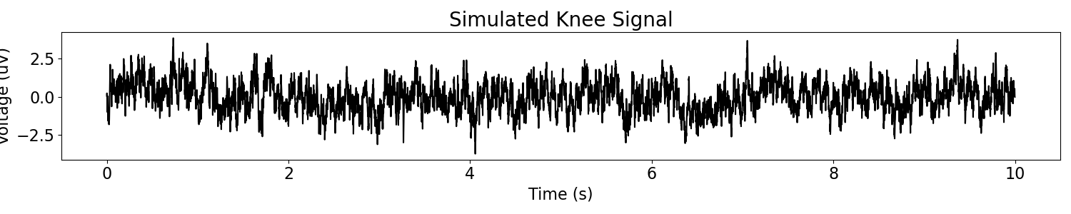 Simulated Knee Signal